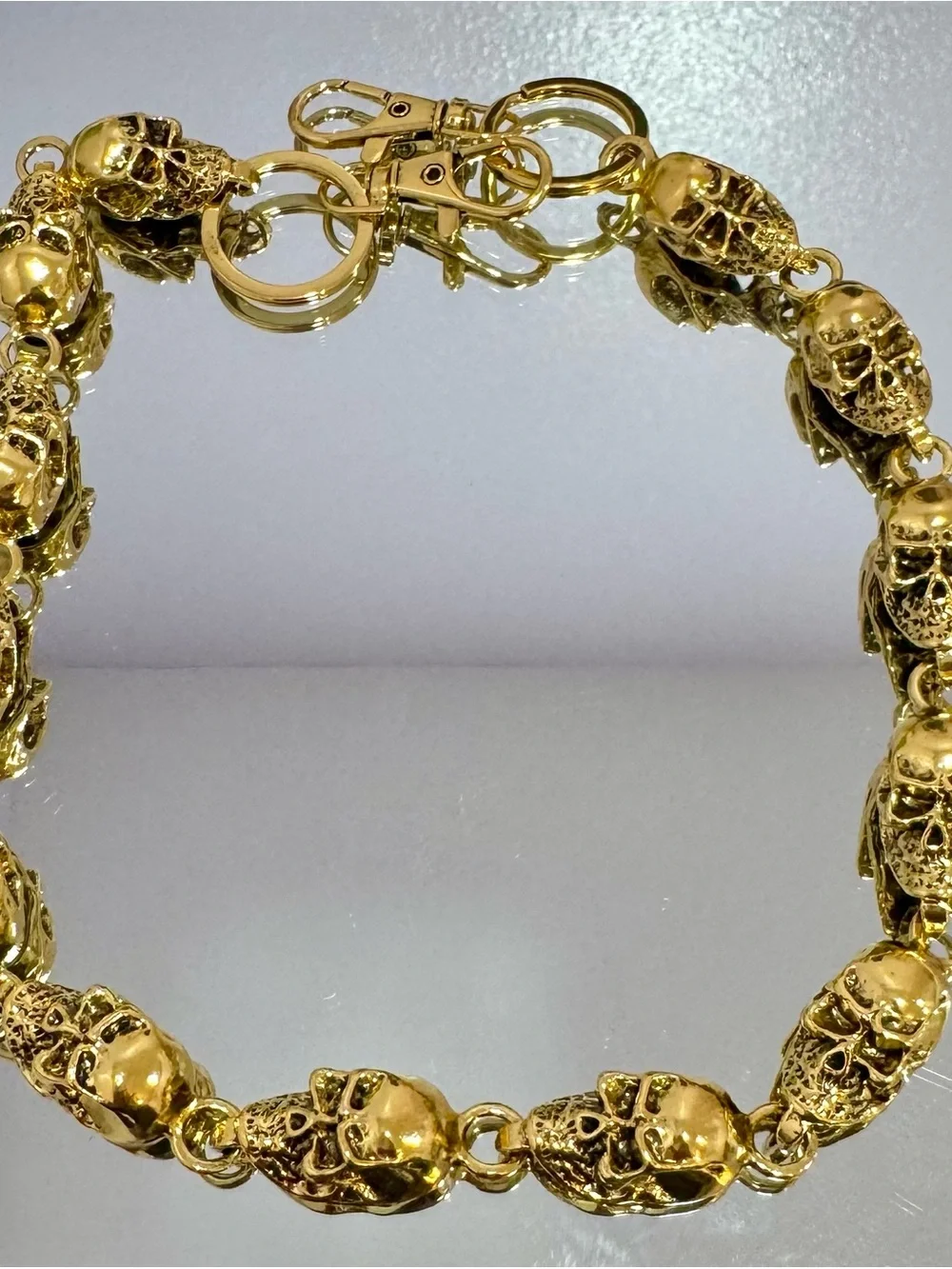 New Gold Skull Bag Chain 18 inches